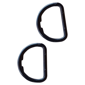Black Nylon D Shackles Pack of 2 pieces